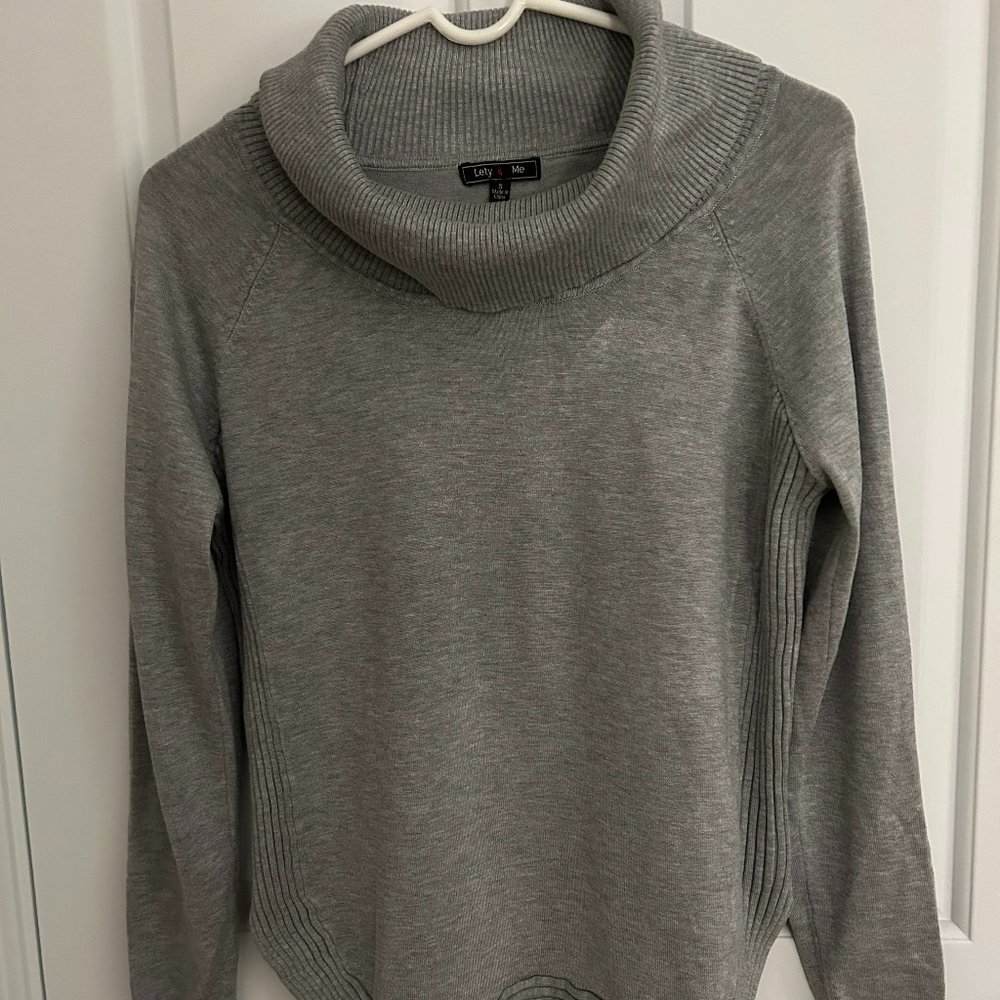 Lety & Me Cowl Neck Sweater - Small